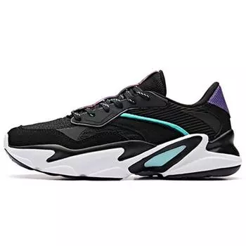 Anta Винтажные повседневные женские кроссовки Dad Shoes Black Green 12838808R-5 36