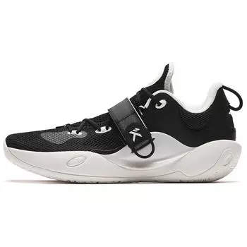 Anta Баскетбольные кроссовки Water Flower 6 Lite, удобные, модные, универсальные, прочные, низкие, мужские, цвет черный, белый 112421608-2 41