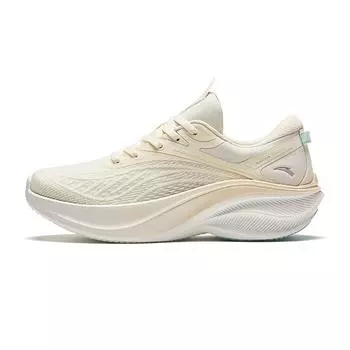 Anta Yezi 5.0 Удобные амортизирующие прочные легкие кроссовки с низким верхом женские кроссовки светло-бежевые синие 922525575F-2 36