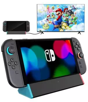 Antank S3 MAX Switch 2 Док-станция Совместимая ТВ-док-станция для Switch с HDMI 2 USB Портативная и Портативная док-станция – (2-е поколение) Выход 4K@120 Гц, Порты, Type-C