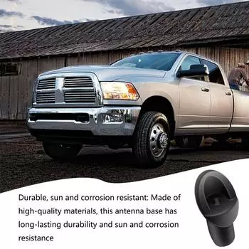 Antenna Base Replacement Car Antenna Base Accessories Antenna Base Cover Replacement Car Antenna Accessories Easy Install For чёрный