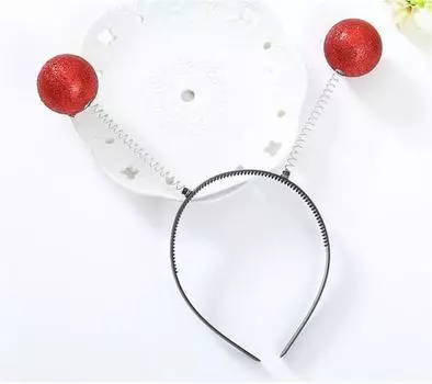Antenna Headband Alien Ball Boppers for Funny Party Costume Accessory
