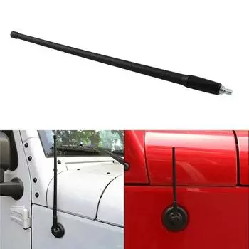 Антенна Reflex 13 AM FM-радио для Jeep Wrangler JK JL 2007 2008 2009 2010 2011 2012 2013 2014 2015 2016 2017 2018 Rugged Ridge