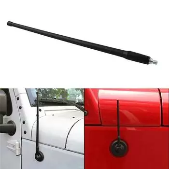 Антенна Reflex 13 AM FM-радио для Jeep Wrangler JK JL 2007 2008 2009 2010 2011 2012 2013 2014 2015 2016 2017 2018 Rugged Ridge