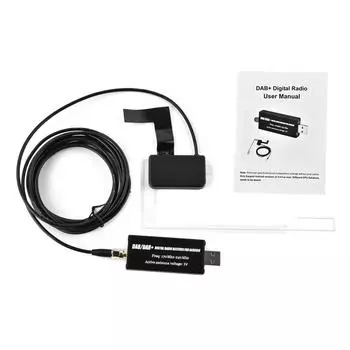 Антенна с USB-адаптером Android Car Radio GPS Stereo Receiver Player для универсального DAB-C1