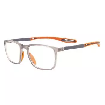 Anti-blue Light Reading Glasses, Unisex Fashionable Large Square Frame Sports Glasses +100