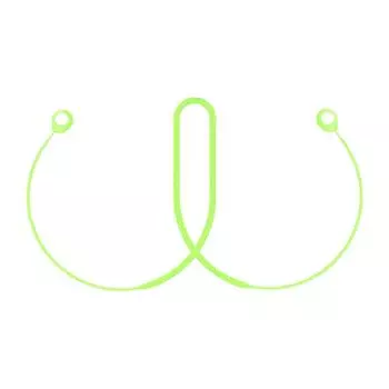 Anti Lost Silicone Earphone Strap for WF-C500 Cord (Fluorescent Green) DE