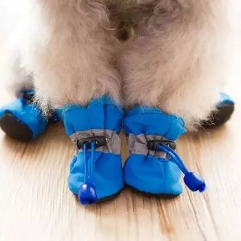 Anti Scalding Soft Furniture Protection Care of Paw Dog Supplies Pet Shoes Dog Boots Paw Protector 2 чёрный