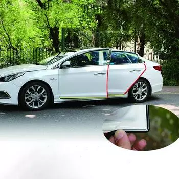 Anti Scratch Sticker Reduce Wind Noise Paster Protector Anticollision Protect Car Products With Anti-collision Stickers белый