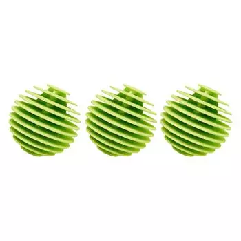 Anti-tangle Oval Solid Cleaning Balls Magic Laundry Balls Drum Washer Balls Washing Machine Stain Removal Balls зелёный