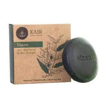 Антибактериальное и противогрибковое мыло с Нимом (100 г), Neem Soap, Kairali 100g