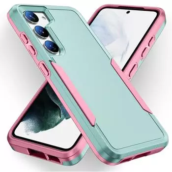 Антибликовый чехол на заднюю панель для Samsung Galaxy S23 FE S22 Ultra 5G S21 Plus S20 FE S 23 22 20, двухслойный защитный чехол 2 в 1 for Galaxy S23 FE чёрный