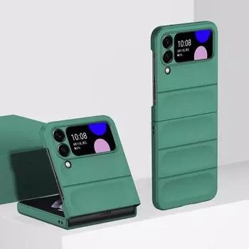 Антипылевый матовый тонкий чехол для ПК для Samsung Galaxy Z Flip 4 Flip3 Flip4 Flip 3 Zflip4 5g Zflip3 чехлы для мобильных телефонов for Samsung Z Flip 3 оранжевый