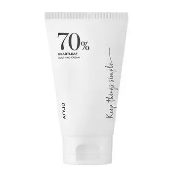 ANUA HEARTLEAF 70% УСПОКАИВАЮЩИЙ КРЕМ 100мл, Корейская косметика, Kbeauty, пробник