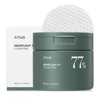 Anua Heartleaf 77 Clear Pad 160мл (70 штуки) 160ml (70 pieces) X 3PCS