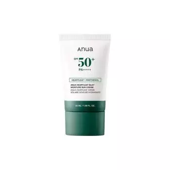 Anua Heartleaf Silky Moisture Sun Cream SPF 50+ PA++++ 50ml AUTHENTIC STORE