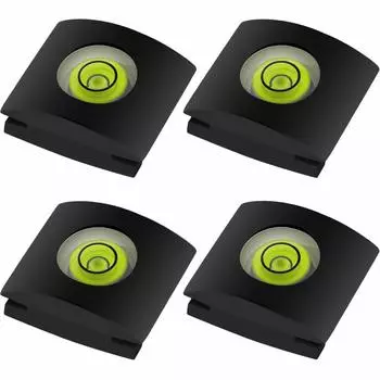 Anwenk Camera Flash Light Крышка для горячего башмака Пузырьковый спиртовой уровень для камер Canon Nikon Panasonic Fujifilm Olympus Pentax Sigma Набор из 2 DSLR/SLR/EVIL –