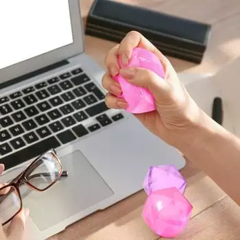 Сенсорные игрушки для снятия тревоги и стресса, наполнитель из геля высокой плотности, игрушки для занятий в классе, детские седативные игрушки, подарок для взрослых и детей One Size синий