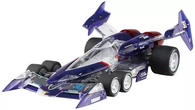Aoshima Bunka Kyozai Cyber Formula SP Super Asurada 01 Прозрачная шкала Пластиковая модель Литье Цвет Вер. 1/24 (Чистый цвет)