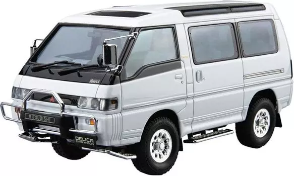 Aoshima Bunka Kyozai Серия Модель автомобиля Mitsubishi P35W Delica Star Wagon Пластиковая модель 1/24 № 27 91 (Автомобиль)