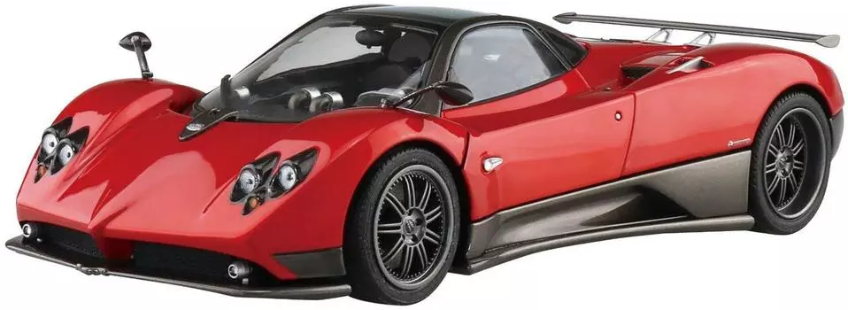 Aoshima Bunka Kyozai The Supercar Series Pagani Zonda F Plastic Model Molding Color 1/24 No.19 05