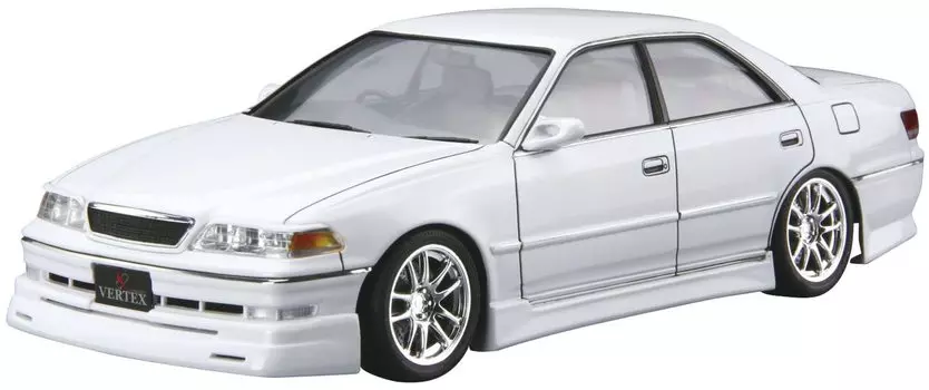 Aoshima Bunka Kyozaisha 124 The Tuned Car Series № 54 Toyota VERTEX JZX100 Mark II Tourer V 1998 Пластиковая модель