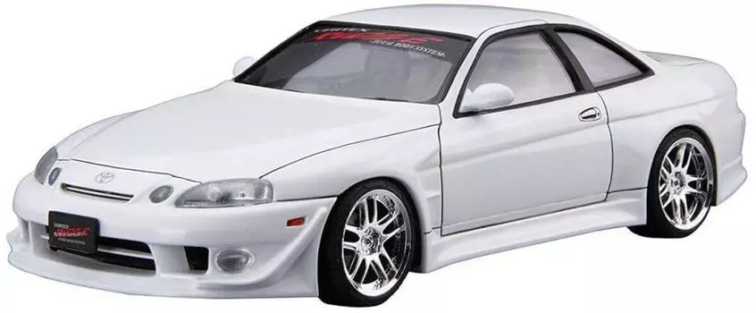 Aoshima Bunka Kyozaisha 124 The Tuned Car Series No.56 Toyota VERTEX JZZ30 Soarer 1996 Plastic Model
