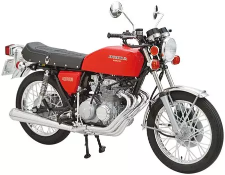 Aoshima Bunka Kyozaisha 1/12 The Bike Series No.3 Honda CB400F CB400FOUR 1974 Plastic Model Molding Color