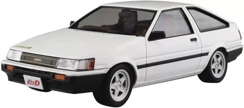Aoshima Bunka Kyozaisha Initial D Itsuki Takeuchi AE85 Пластиковая модель №10 в масштабе Левина №10 1/24