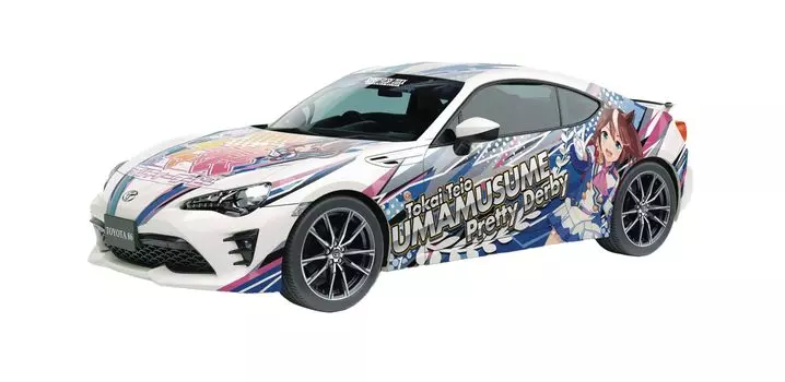Aoshima Bunka Kyozaisha Itasha Series Uma Musume Pretty Derby Toyota ZN6 TOYOTA86 Пластиковая модель 1/24 № 1 16 (Машина)