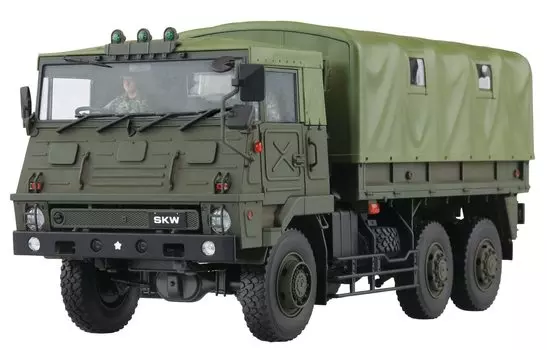 Aoshima Bunka Kyozaisha Military Model Kit Series Force Type 73 Heavy Truck Пластиковая модель 1/35 No.2 Self-Defense (SKW-464)