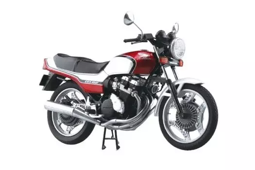 Aoshima Bunka Kyozaisha Skynet Completed Bike Honda CBX400F Red 1/12 Pearl/Candy