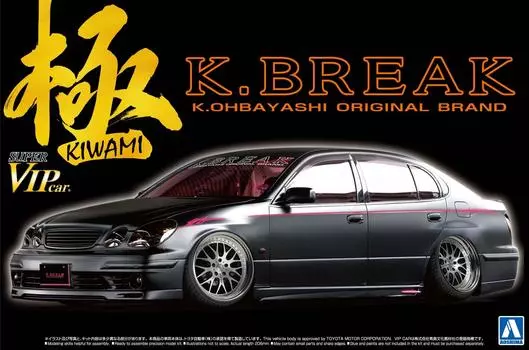 Aoshima Bunka Kyozaisha Super VIP серии автомобилей Koku Toyota 16 Aristo поздняя модель TYPE S пластиковая модель 1/24 № 106 K-BREAK