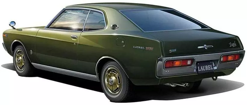 Aoshima Bunka Kyozaisha The Model Car Series Nissan KHC130 Laurel HT2000SGX 1972 Пластиковая модель 1/24 № 14