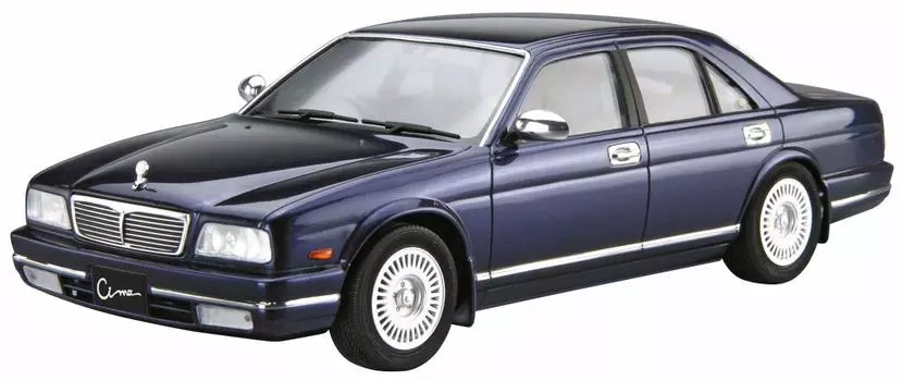 Aoshima Bunka Kyozaisha The Model Car Series Nissan Y32 Cima Type III Limited L AV 1991 Пластиковая модель 1/24 № 122