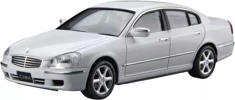 Aoshima Bunka Kyozaisha The Model Car Series Nissan F50 2003 Plastic Model 1/24 No.125 Cima/President
