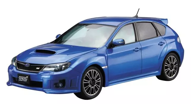Aoshima Bunka Kyozaisha The Model Car Series Subaru GRB Impreza WRX STI 2010 Plastic Model 1/24 No.29