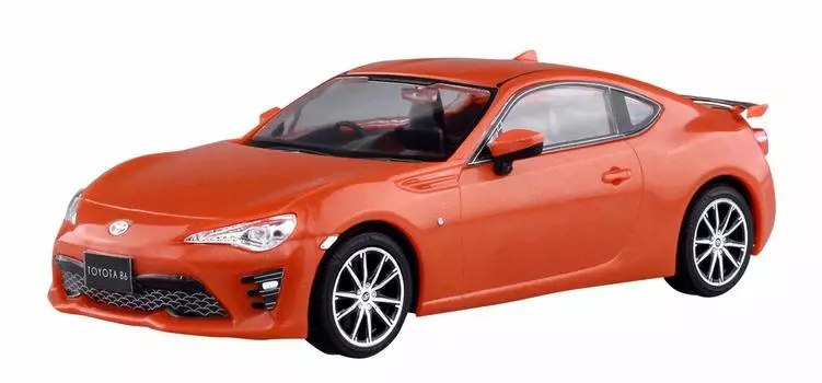 Aoshima Bunka Kyozaisha The Snap Kit Series Toyota 86 Оранжевый металлик Пластиковая модель 1/32 Цветовая кодировка 03-B