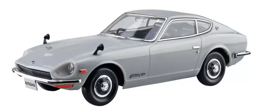 Aoshima Bunka Kyozaisha The Snap Kit Series Nissan S30 Fairlady Z Серебристый цветной пластиковый набор Модель 1/32 13-D
