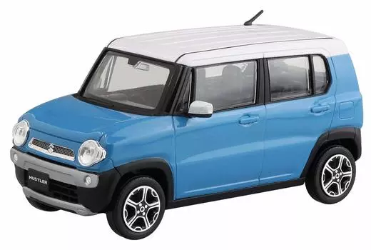 Aoshima Bunka Kyozaisha The Snap Kit Series Suzuki Hustler Summer Blue Metallic Plastic Model 1/32 Color-coded 01-D