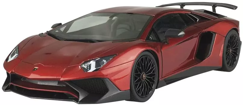 Aoshima Bunka Kyozaisha The Supercar Series 2015 Lamborghini Aventador SV Пластиковая модель 1/24 № 11