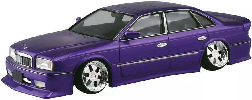 Aoshima Bunka Kyozaisha The Tuned Car Series Nissan Insurance G50 President Пластиковая модель 1/24 № 84 89