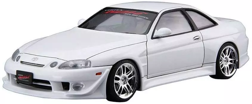 Aoshima Bunka Kyozaisha The Tuned Car Series Toyota VERTEX JZZ30 Soarer 1996 Пластиковая модель 1/24 № 56