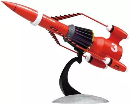 Aoshima Bunka Kyozaisha Thunderbird Thunderbird 3 масштабная пластиковая модель №3 Нет. 1/350 красный