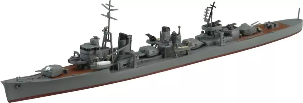 Aoshima Bunka Kyozaisha Waterline Series Эсминец ВМС Японии Shiranui Пластиковая модель 1/700 № 469 (Корабль)
