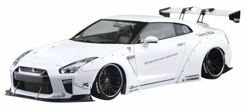 AOSHIMA Liberty Walk Series LB Works R35 Тип Пластиковая Модель 1/24 № 11 GT-R 1.5