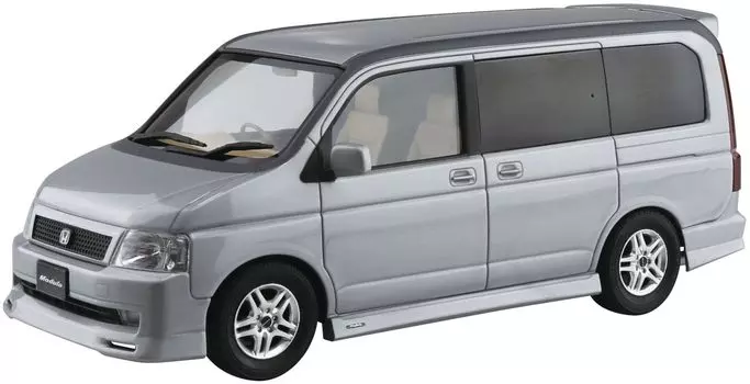 AOSHIMA Модель автомобиля серии Honda RF3 Step Wagon Modulo Пластиковая модель 1/24 № SP12 01
