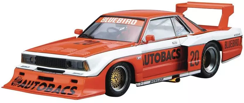 AOSHIMA Модель автомобиля серии Nissan KY910 Bluebird Super Silhouette 1983 Пластиковая модель 1/24 № 24