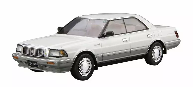 AOSHIMA Модель автомобиля серии Toyota UZS131 Crown Royal Saloon G 1989 Пластиковая модель 1/24 № 87
