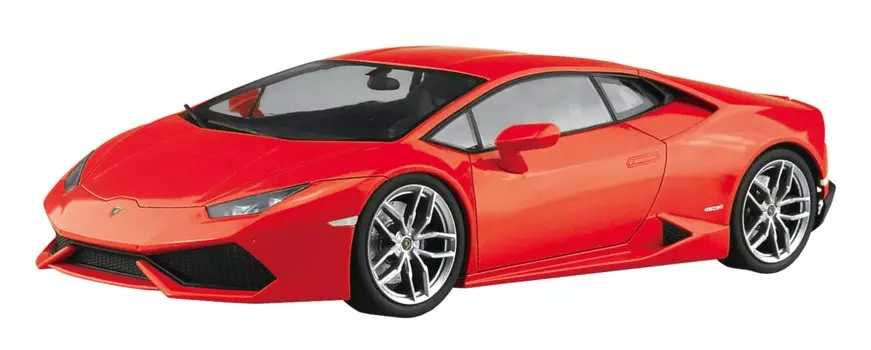 AOSHIMA Prepainted Model Series 2014 Lamborghini Huracan Red Painted Plastic Model 1/24 04-C красный